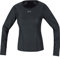 GOREWEAR M Damen GORE® WINDSTOPPER® Base Layer Shirt Langarm, Black, 34