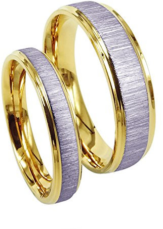 Everstone Eheringe Paar Ringe Verlobungsringe Titan Ringe Größe: 47-76
