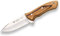 Joker Cuchillo desollador Venado CO66, con Funda de Cuero, cachas en Madera de Olivo y Hoja MOVA de 11 cm, Herramienta de Pesca, Caza, Camping y Senderismo