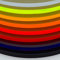 in-outdoorshop Verre acrylique, découpe, rond, disque, fluorescent, plaque ronde, (sur mesure/trou du milieu/Mittelloch)