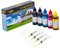 LKB 5 x 100 ml Nachfülltinte Set für HP 950 951 60 61 952 902 901 61 60 62 63 21 22 920 940 934 564 932 933 711 970 971 92 94 bis 95 cm. 96 97 Kartusche oder CISS CISS System 4 Farben Set (500 ml)