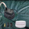 Surmountway Poolabdeckungspumpe, oberirdisch, 850 GPH, Schwimmbadabdeckung, Wasserpumpe für Poolentleerung mit 3 Adaptern, 4,8 m Ablaufschlauch und 7,6 m Netzkabel (schwarz)