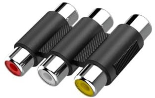 Hama Video-Adapter, 3 Cinch-Kupplungen - 2 Ports