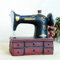 QZH Nähmaschine Sparschwein Modell Home Decoration Spartopf Harz Handwerk Sparschwein Dekoration Macht EIN perfektes einzigartiges Geschenk (A, 16 x 8 x 16 cm)