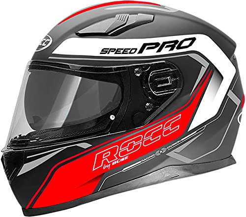 ROCC 451 Helm (Black/Red,L)