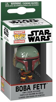 Funko Pop! Keychain: Star Wars - Book of Boba Fett - Neuartiger Schlüsselanhänger - Vinyl-Minifigur Zum Sammeln - Strumpffüller - Geschenkidee - Offizielle Handelswaren - Movies Fans