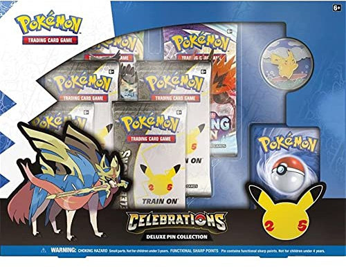 Pokémon 25th Anniversary Celebrations Zacian Deluxe Pin Collection - EN