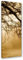 Feeby Impression sur Toile Intissee Forêt D'Arbres 40x100 cm Tableau Moderne Tableau Photo Chambre à Coucher Brume De Fumée jaune