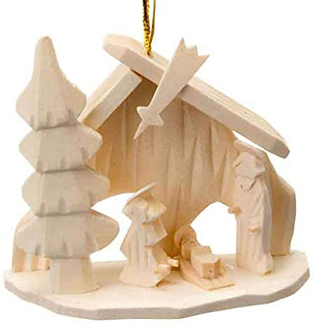 Holyart Weihnachtsekoration Komet Krippe Heilige Familie