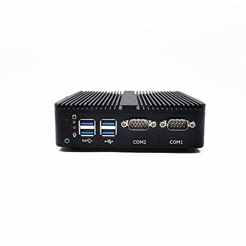 Windows 11 Pro Fanless Silent Mini PC Intel J4125 CPU 8GB DDR4 RAM 128GB NVMe SSD Dual-LAN WIFI HDMI VGA M.2 2.5 SATA