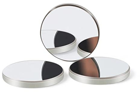 FONLAND Laser MO Spiegel Mirror 3PCS Dia 25mm Molybdän Reflexion Spiegel Reflektor Linse Molybdän Für CO2 Laser Gravier und Schneiden Maschine, Reflection Mirror, Thk 3mm