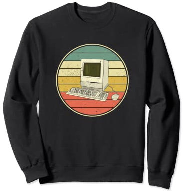 Retro Vintage 90er Computer PC Sweatshirt