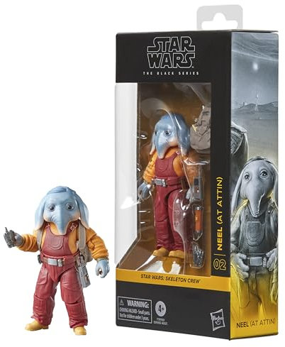 Star Wars Hasbro, The Black Series, Neel (ad Attin), action figure ispirata alla serie Skeleton Crew, da 15 cm
