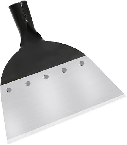 Pala de Limpieza de JardíN,Pala de JardíN Multifuncional,Pala de Limpieza de jardín Multifuncional,Pala Plana de Acero Inoxidable,Pala Plana de Acero (26CM)