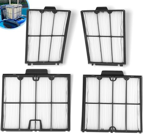 Zymurgoes 9991467-R4 Ultrafeine Filterkartuschen-Filterplatte, kompatibel mit Dolphin Poolreiniger, 4 Stück