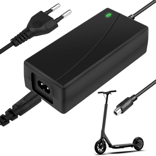 GAOUTO Ladegeräte für 36V E-Scooter, 42V AC Netzteil Fahrrad Ladegerät, Scooter Adapter Ladegerät, Universal Ladegeräte für Scooter Xiaomi M365, M365 Pro, E-Bike Elektrofahrrad Ladekabel