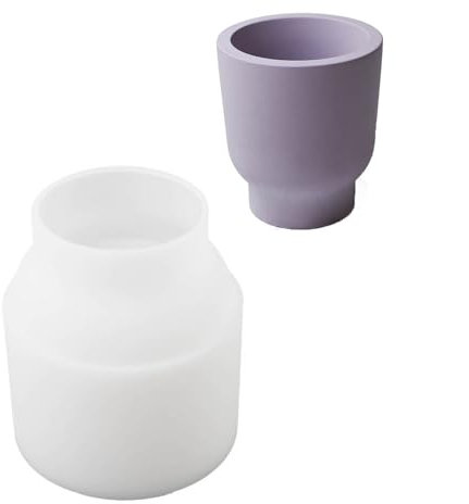 Csnbfiop Molde de silicona con forma de taza de té, moldes de silicona para hacer cerámica, yeso, chocolate, adorno hecho a mano para decoración del hogar