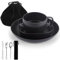 Camping utensils set, ReaNea Camping Plates And Bowls Set With Coffee Mug, Travel Cutlery Set Include Spoon, Fork, Knife for Home, Poolside, Outdoor, Picnic, Camp