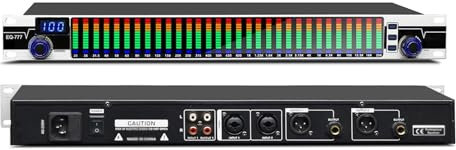 Processore Di Segnale Audio Equalizzatore Stereo a 31 Bande, Equalizzatore Stereo Professionale, 10 Effetti Preimpostati, Regolazione Alti, Medi E Bassi, Riduzione Intelligente Del Rumore, Per Audio D