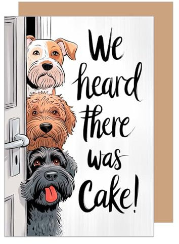 Edition Seidel Premium Geburtstagskarte mit Umschlag. Glückwunschkarte Grußkarte Karte mit lustigem Spruch Geburtstag Happy Birthday Mann Frau Kind Hunde Hund (G3636 SW024)