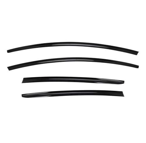 Window Door Seals Car Window Glass Seals For Tesla For Model 3 Y 2020-2023 Side Window Visors Door Deflector Strip Rain Guard Weatherstrip Seal Belt Car Windshield Seal Strip