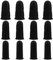 Ptwola 12 Stück Fingerspitzen Heißkleber 3 Größen Silikon-Finger Fingerschutz Schutzkappen Pads Abdeckungen zum Sticken, Nähen, Schneiden, Sortieren, Schnitzen