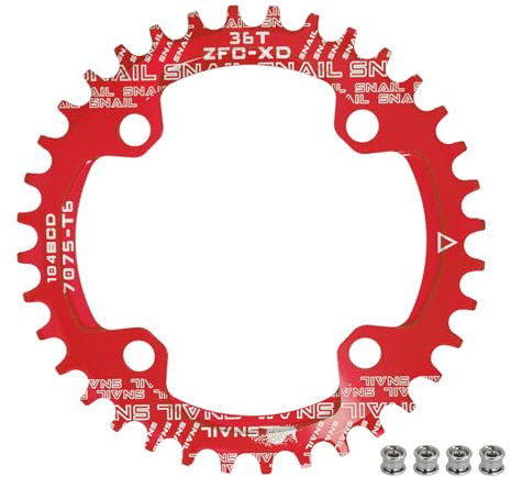 BESNIN 104 BCD Kettenblatt Rund 30/32/34/36/38/40/42/44/46/48/50/52 Zähne Fahrrad Kettenblatt Schmal-breit für 7/8/9/10/11/12-fach MTB, BMX, Mountainbike, Rennrad