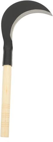 LIOOBO Mit Langem Griff Manganstahl Gras Gartenarbeit Gras Sense