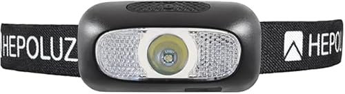 Hepoluz Linterna frontal LED 3W recargable