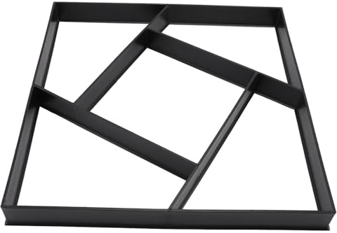 Srliya Wiederverwendbarer Beton-Wegmacher, Wiederverwendbarer Beton-Wegmacher, Trittsteinpflaster für Rasen, Terrasse, Hof, Garten, 40 cm