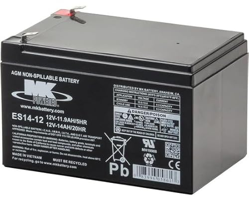 ES14 12-12V 14Ah MK Battery - Replaces REC14-12