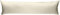 Bettwaesche-mit-Stil Mako-Satin Seitenschläferkissen Bezug aus 100% Baumwolle (Baumwollsatin) Uni/einfarbig (40 cm x 145 cm, Natur Beige)