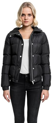 Urban Classics Giacca da donna con cappuccio, Giacca, Nero (Black 7), M