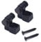 Metallor Roller String Trees String Retainer Guides for Fender Stratocaster Telecaster Electric Guitar Bass Parts Accessories Pack of 2pcs with Screws Replacement New. (Black)