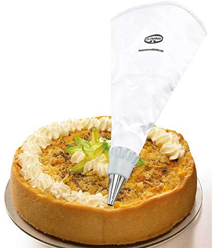 Dr. Oetker Manga pastelera con 2 boquillas Utensilios de Cocina Profesional
