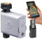 ORBIT B-Hyve 94990-Programador Inteligente de riego con Enchufe Wi-Fi para Grifo de Manguera, Gris