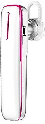 WANGLXBT 3D Auricolare Bluetooth, V4.2 Senza Fili Auricolari Bluetooth, con Microfono Ad Alta Definizione e Cancellazione del Rumore, per iPhone, Sumsung, E Altri Smartphone Hi-Fi, Rose Gold