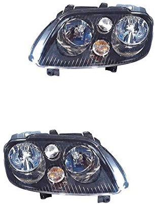Halogen Scheinwerfer Set links & rechts Hauptscheinwerfer Frontscheinwerfer H7/H7 für Model Touran 1T1 1T2