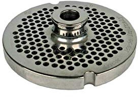 Tredoni Pièce de Rechange de Moyeu-Plaque 8,2cm pour Hachoir à Viande, Disque Professionnel en Acier Inoxydable Résistant à l'Usure (N° 22 - Trous Ø 3,5 mm)