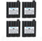Midland AVP17 wiederaufladbare Akkupacks XT511, T290, T295 und GXT Serie GMRS Radios (4er-Pack)