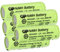 5er Sparset GP Akku 2/3 AAA 1,2V / 400mAh GP40AAAM Micro NiMH Akku Höhe 29,7mm wiederaufladbar Achtung 2/3AAA - Keine AAA Batterien