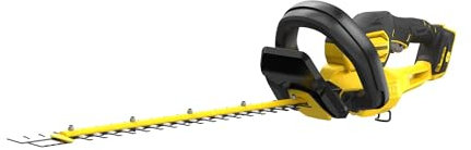 STANLEY FATMAX Tagliasiepi a Batteria Litio Lunghezza lama 55 cm, Impugnatura Ergonomica 18 V 4.0 Ah, SFMCHT855M1-QW
