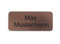 Gravurheim Briefkastenschild Türschild individuelle Gravur Name | selbstklebend - personalisiert | Kunststoff - Plastik | viele Farben und Größen (8x3,5cm Rechteck abgerundet, Bronze-Schwarz)