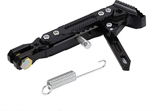Motorrad Verstellbarer Seitenständer, Hornet Seitenständer Universal, Dioche Motorrad Universal Aluminiumlegierung Verstellbarer Seitenständer Fuß Seitenständer Stativhalter