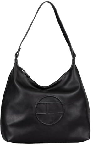 TOM TAILOR Rosabel Damen Hobo Bag Schultertasche Mittelgroß Schwarz