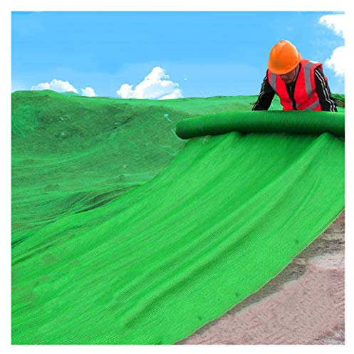 Construction Site Greening Net, for Cover Dust Soil, Mesh HDPE Cuttable Sunproof Windproof, for Garden, Plant Awning, Scaffold (Green 6-pin, Size : 8x50m)