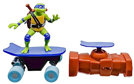 Teenage Mutant Ninja Turtles | Mutant Mayhem Leonardo | Teenage Mutant Ninja Turtles Fernstgesteuertes Half Pipe-Fahrzeug, Filmedition, Ninja Turtles Spielzeug und Geschenke ab 5 Jahre