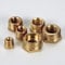 Brass Tap Connector 3/4 Male to 1/4 Female BSP Thread Plumbing Fittings Water Pipe Adapter Hex Hex Bushing Coupling for Garden Hose Connecting Conversion
