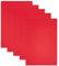 PH PandaHall Paquet de 5 feuilles transparentes, 3 mm Feuilles moulées de couleur rouge Feuilles de plastique translucides Panneaux de découpe laser pour l'artisanat de bijoux, 18x12cm