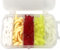 Fayvosiue Fake-Maden 125pcs Weichplastik Barschköder, Kunstköder, FISHING_LURE, FISHING_HOOK, 20mm, 0.3g
